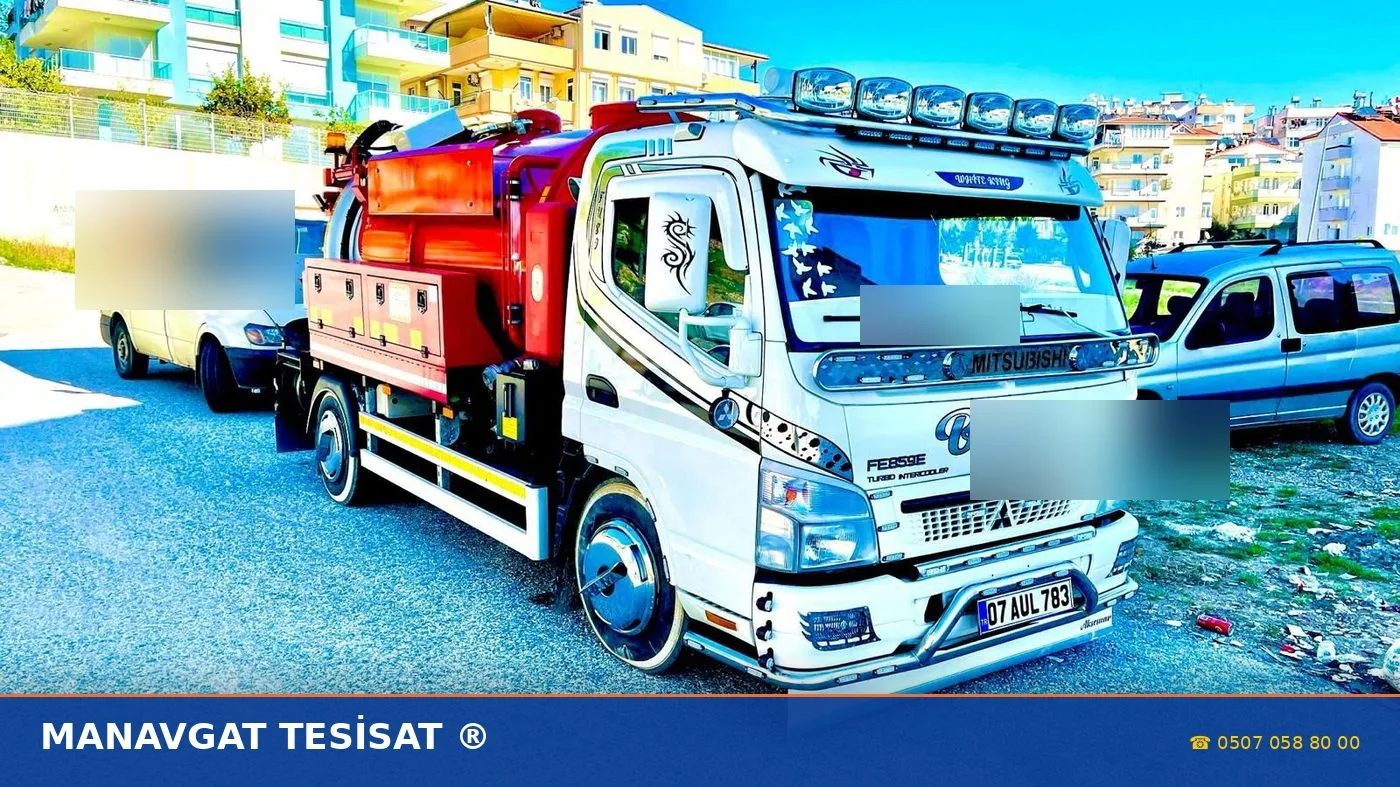 Manavgat Tesisat modifiyeli vidanjör aracı